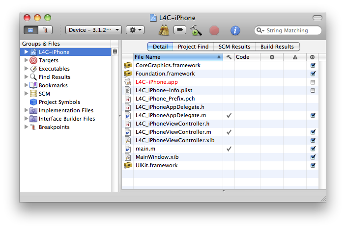 Examine the Project Contents
